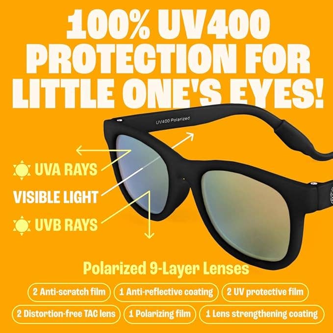Baby Sunglasses 0-24m – Black