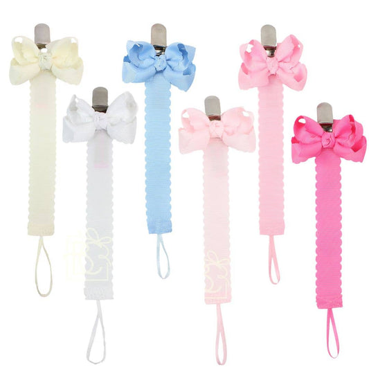 Scalloped Pacifier Clip