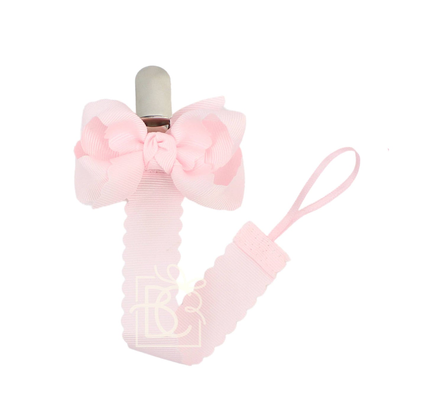 Scalloped Pacifier Clip