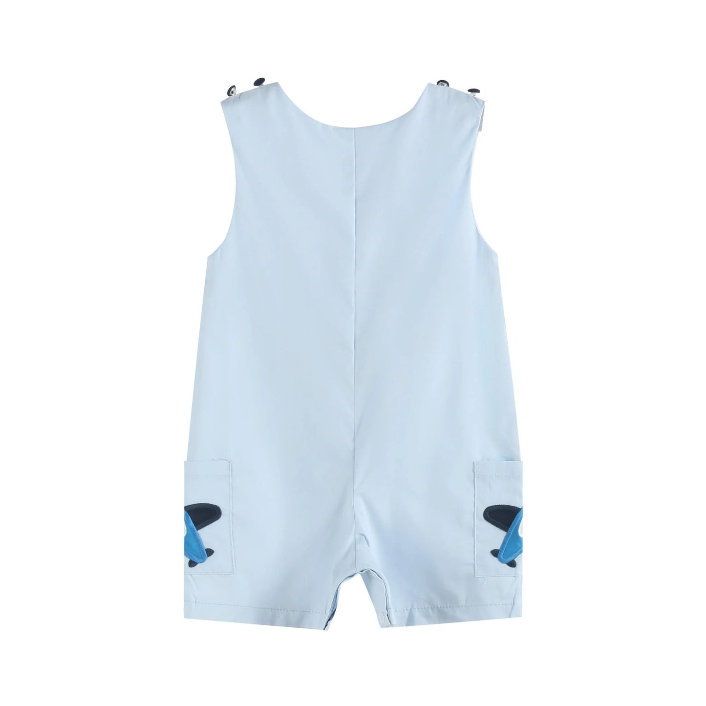 Lil Blue Airplane Shortall