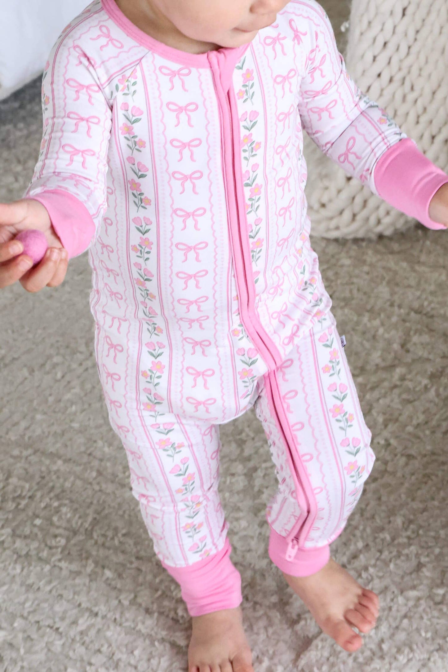 Convertible Zip Romper | Coquette Garden