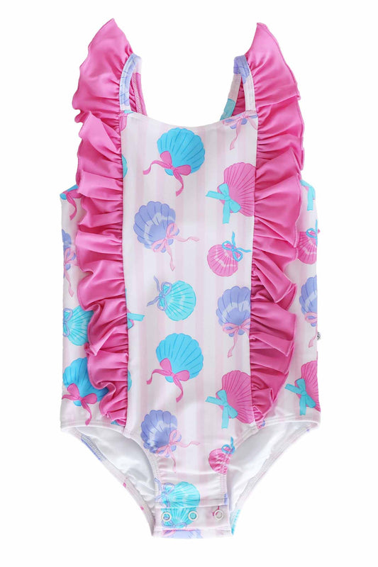 Ruffle Bow One Piece | Seaside Sweetie