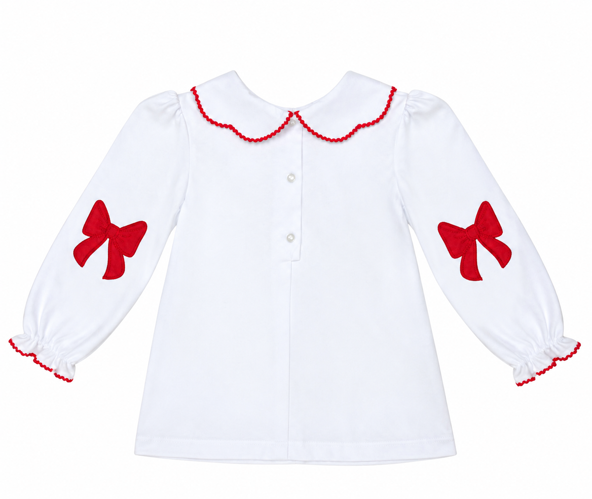 Tammy Blouse w/ Red Bows