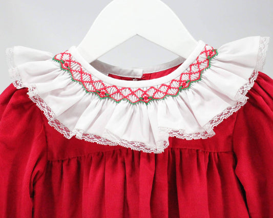 Red and White Claire Dress