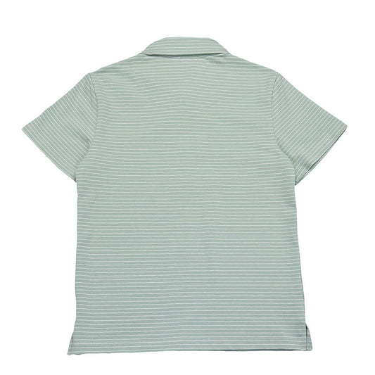Banks SS Polo Seafoam/White Stripe 
