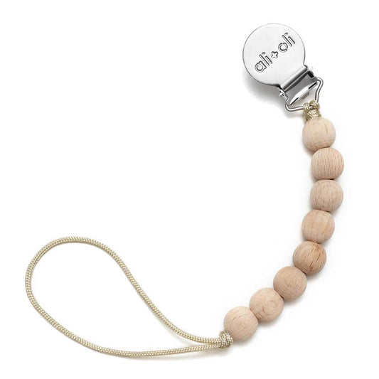 Ali+Oli Pacifier Clip (Wood)