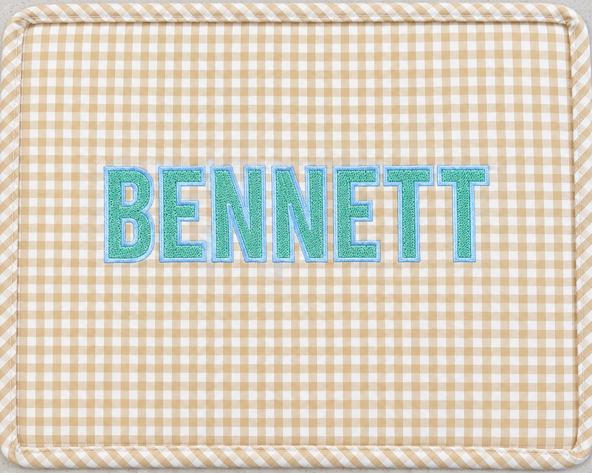 Khaki Gingham Roadie (BENNETT)