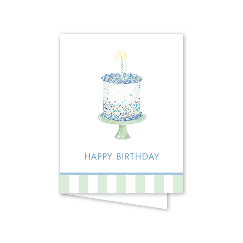 Funfetti Blue Cake Birthday
