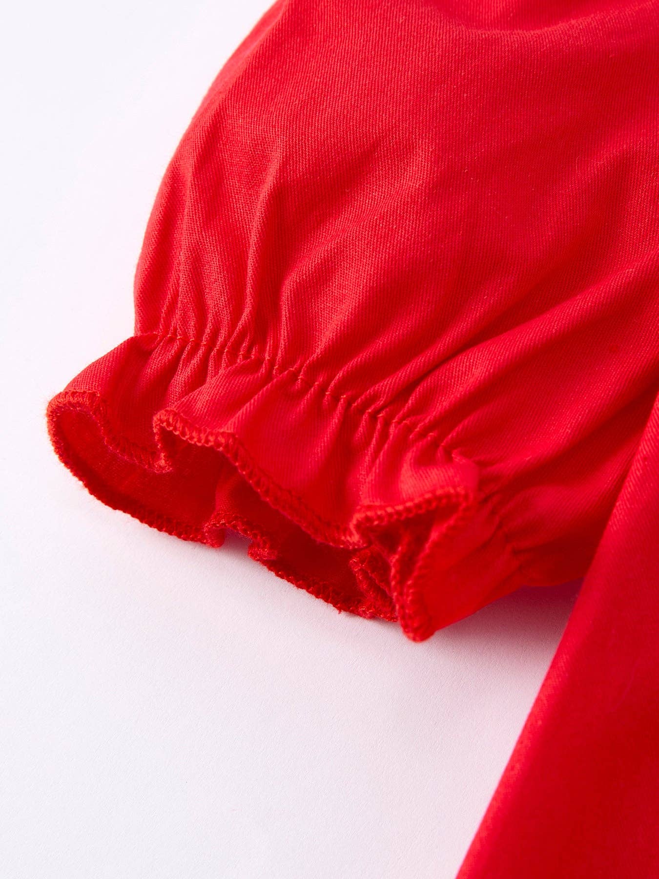 Red Ruffle Heart Dress Valentine