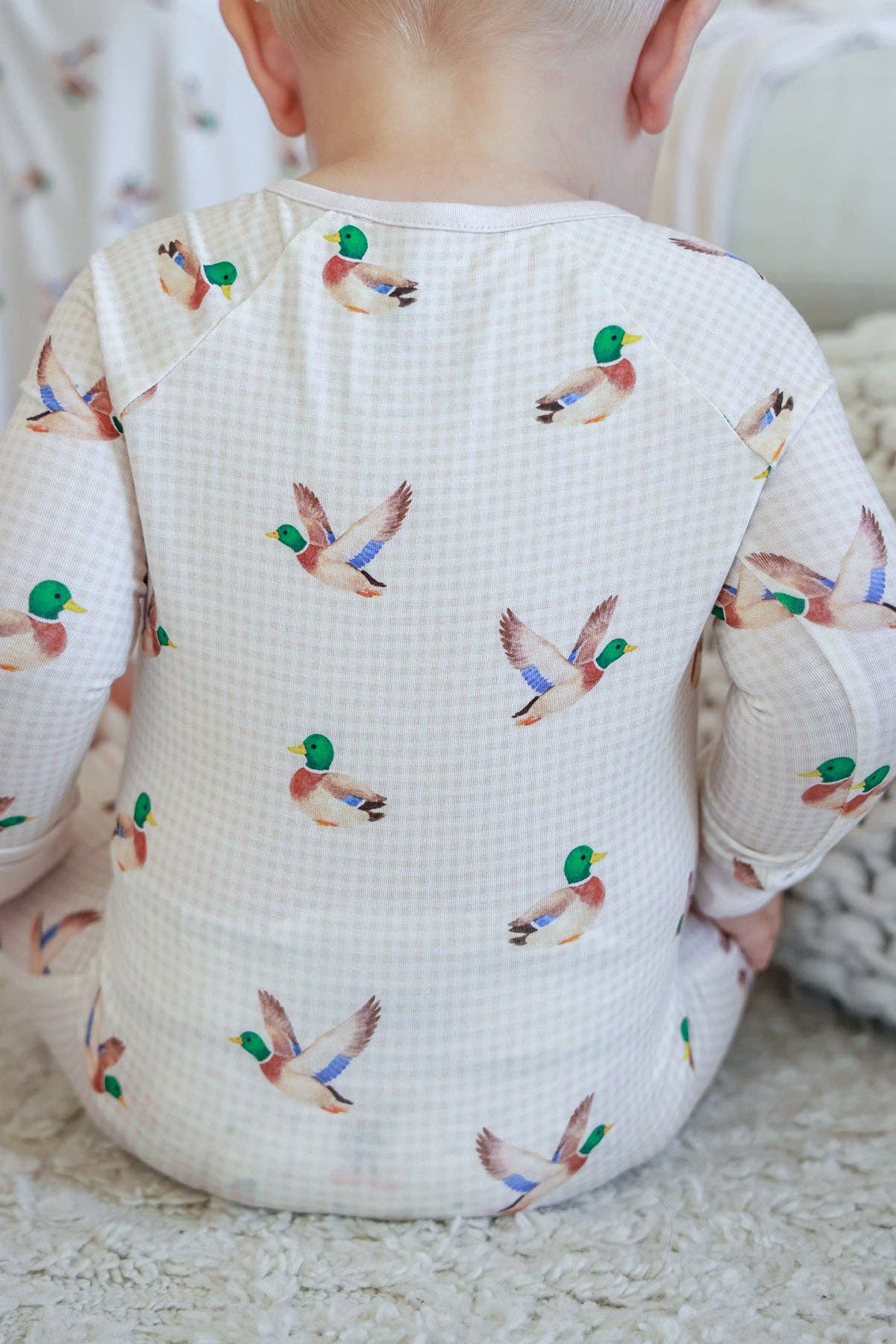 Little Mallard Zip Romper