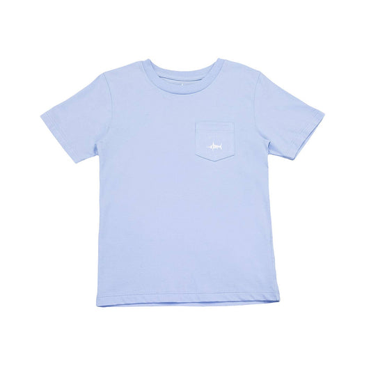 Boys Golf Cart Graphic Tee- Blue
