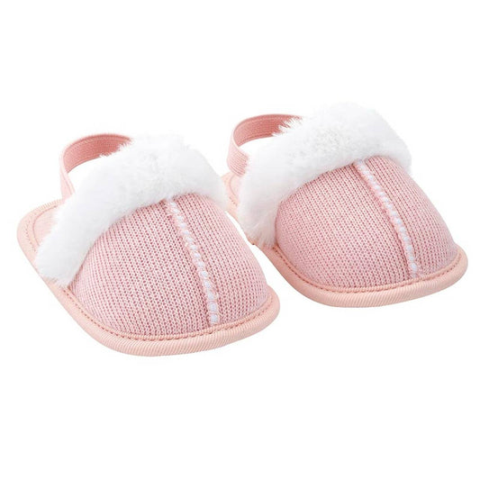 Pink Baby Slipper 6-12m