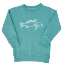 Seafoam Green Trout Sweatshirt