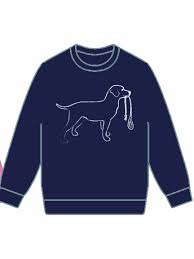 Navy Dog Sweatshirt