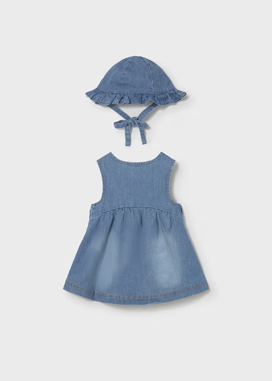 Denim Strawberry Dress