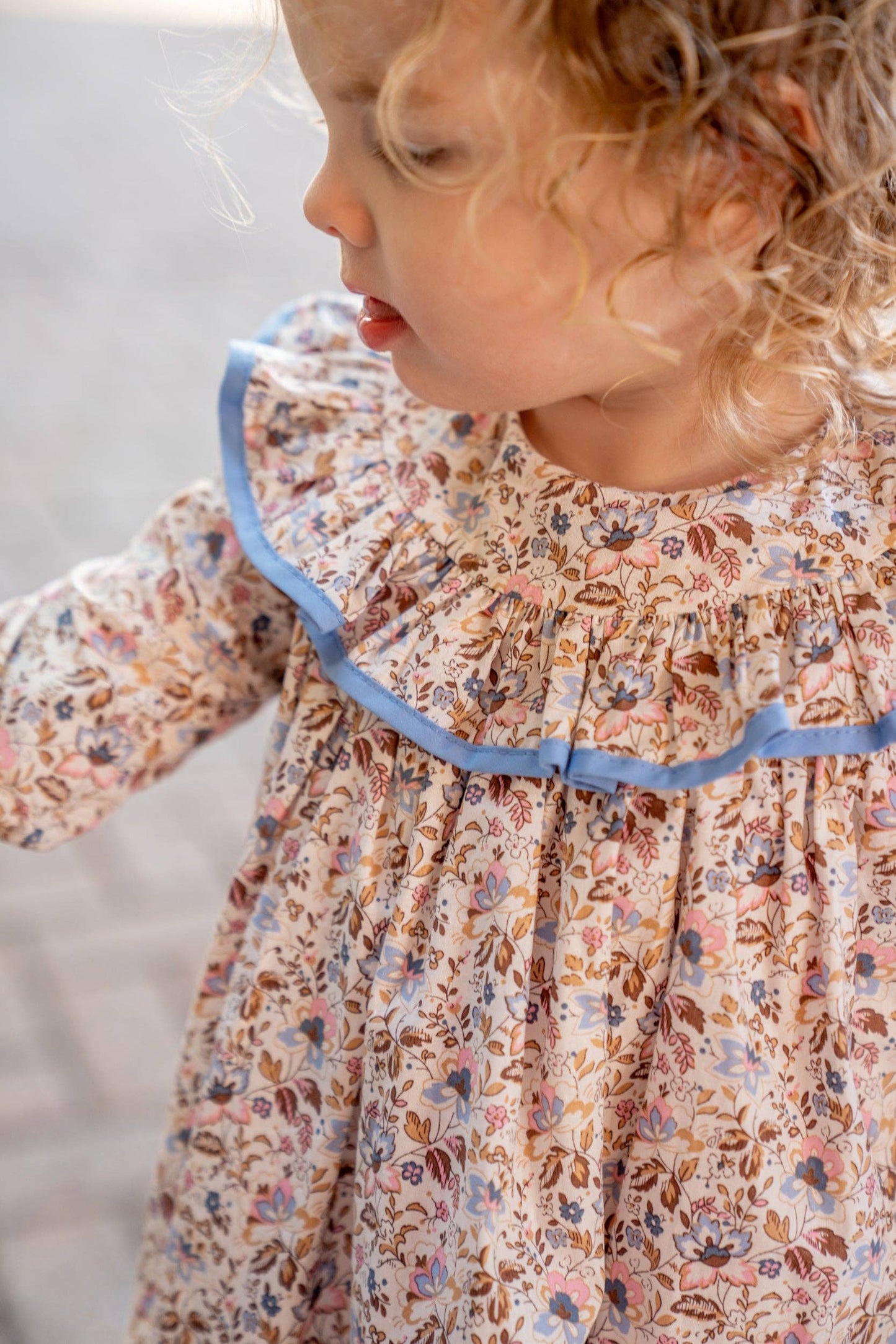 Oaks Blue Floral Bloomer Set