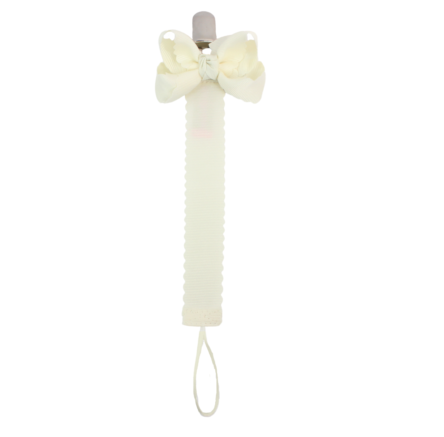 Scalloped Pacifier Clip