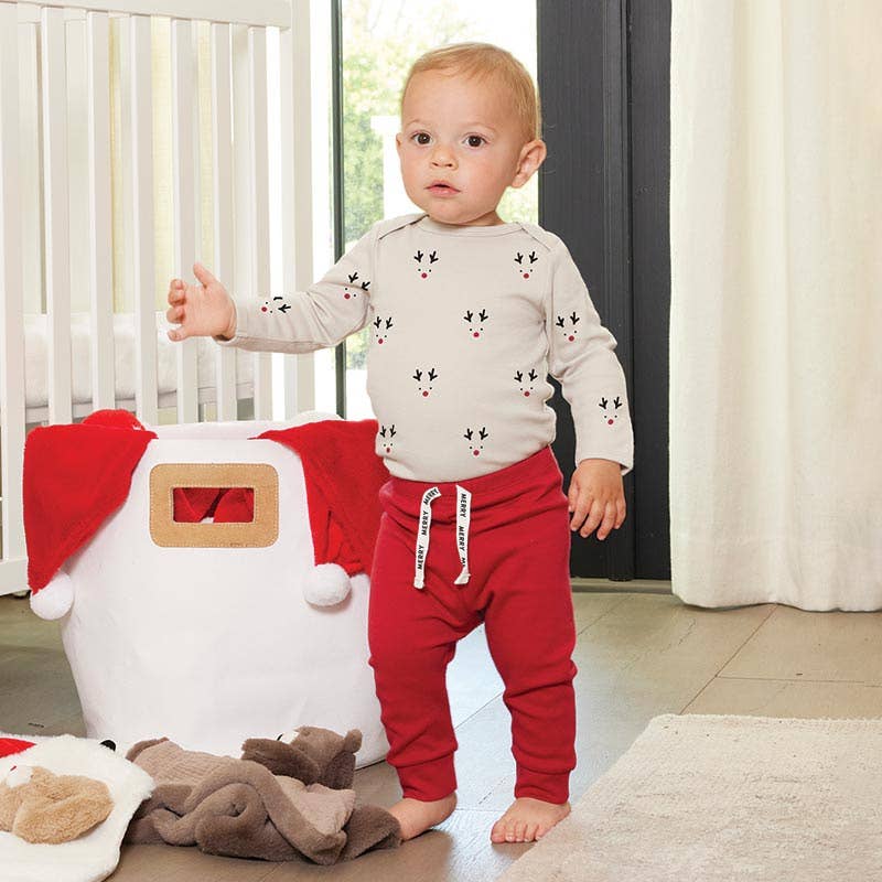 LS Snapshirt - My First Christmas 3-6m