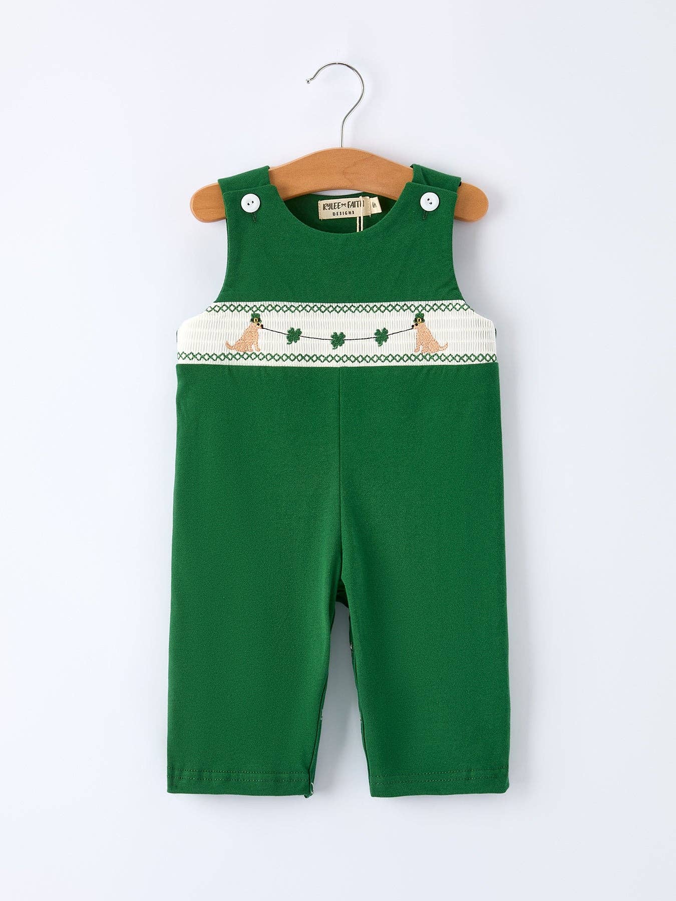 St. Patrick’s Day Shamrock Puppy Romper