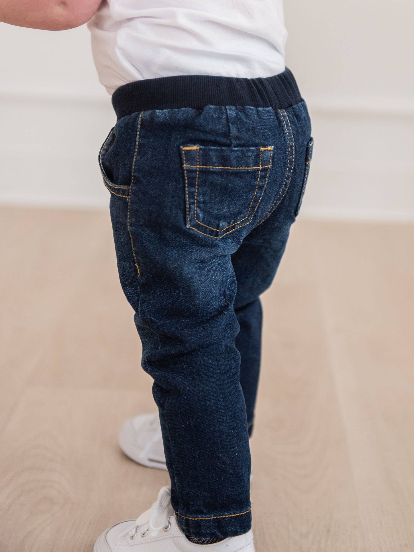 Baby Boy Denim Pull-on Jeans
