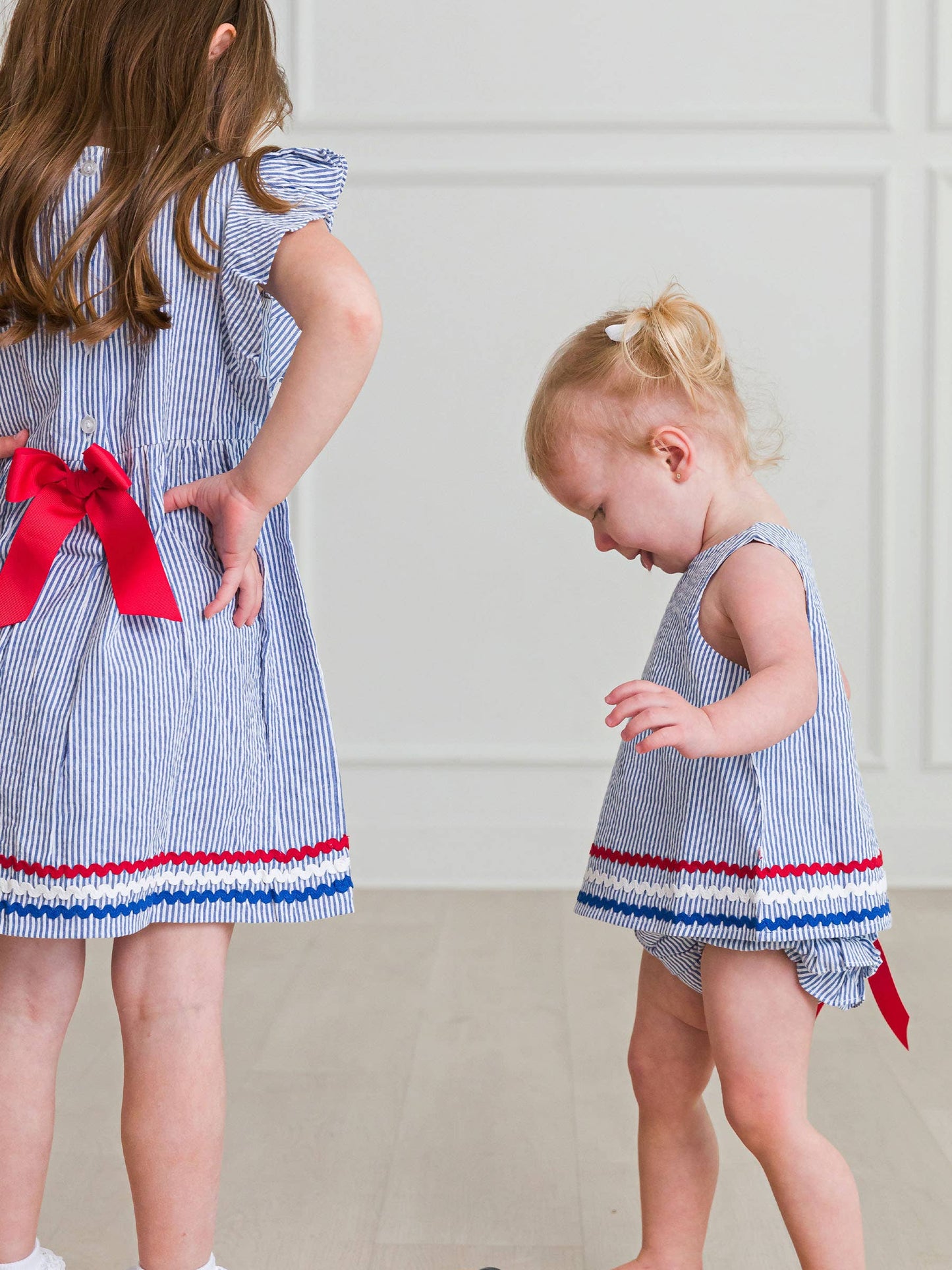 America Seersucker Bloomer Set