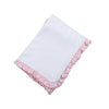 Lily White/Pink Blanket
