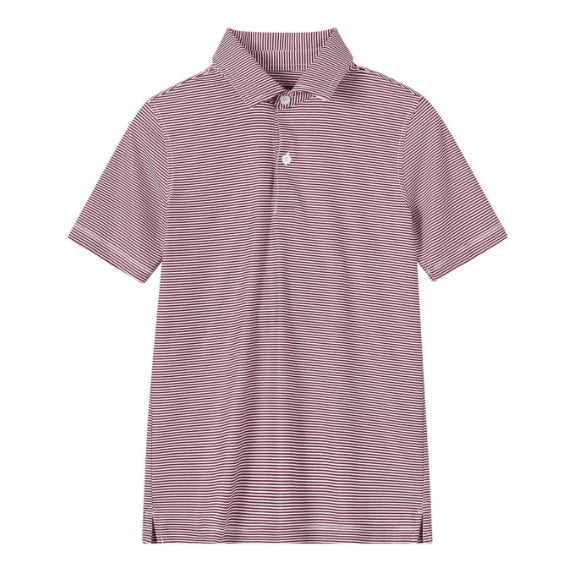 Maroon/White Polo