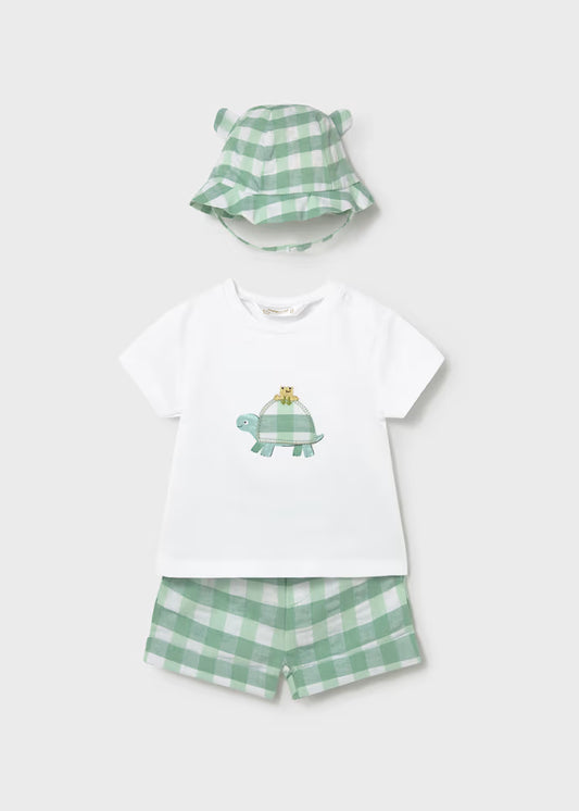 Green Turtle Short Set