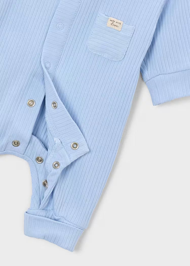 Welcome Onesie Blue