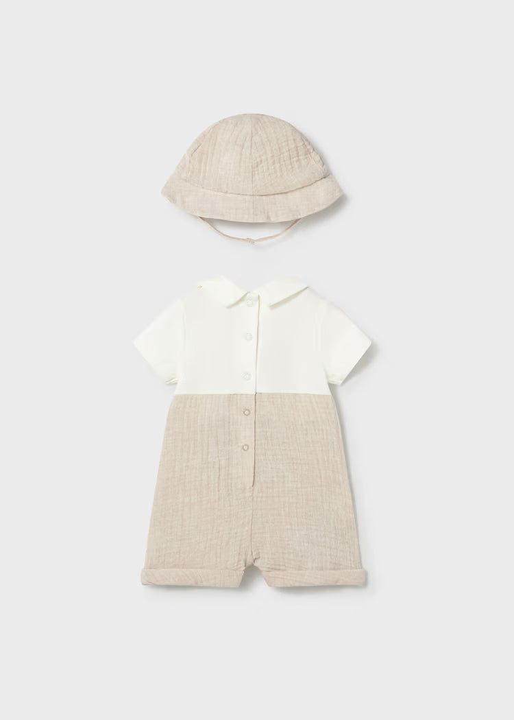 Tan Overall Set