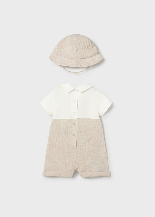 Tan Overall Set
