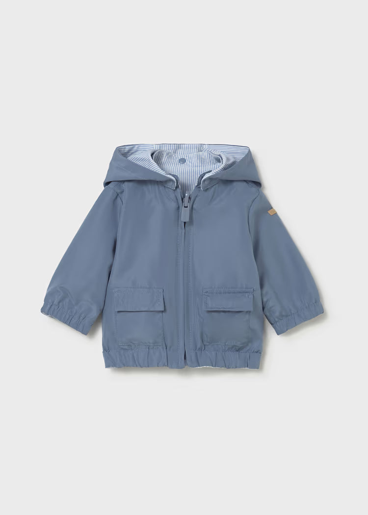 Blue Reversible Windbreaker