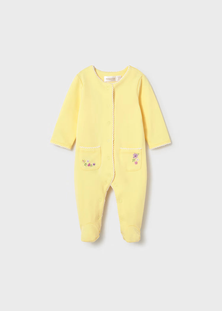 Sunny Floral Footie