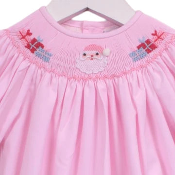 Santa & Presents Pink Bubble